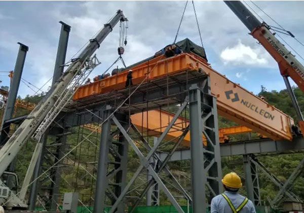 hydropower station bridge crane installation