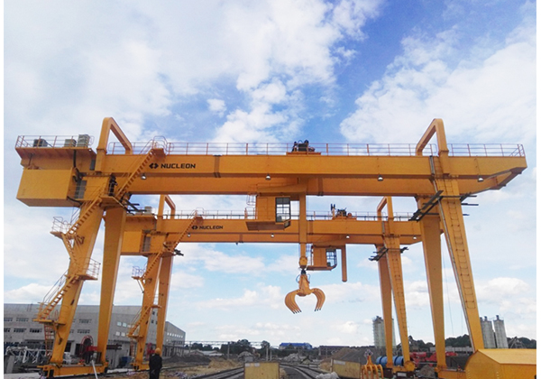 double girder gantry grab crane